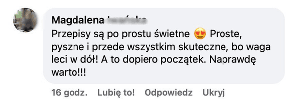 Opinia klientki JedzFit