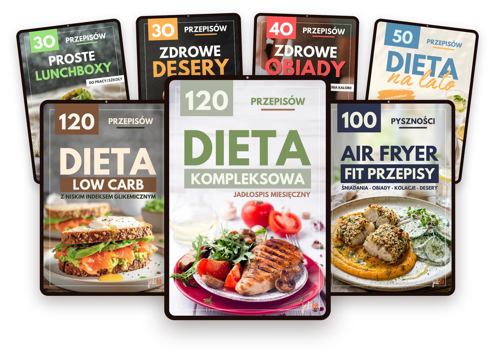 Mega paczka 7 ebooków JedzFit na tabletach