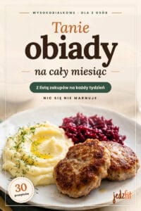 Okładka ebooka Tanie obiady 30 dni